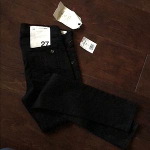 NWT Rag & Bone Jean Skinny Blk jeans W1526 Sz 27
